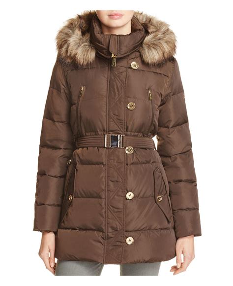 womens michael kors puffer jacket|michael kors lightweight puffer jacket.